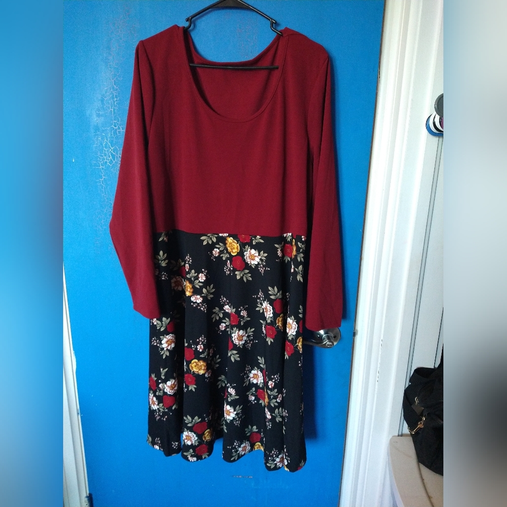 Cute skater floral dress